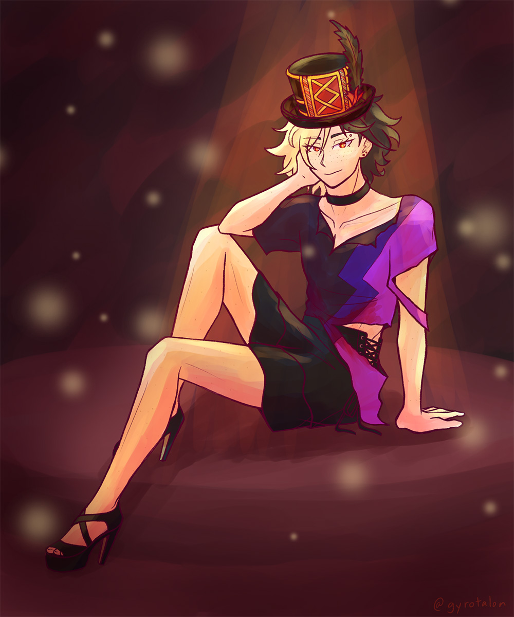 Fan Art of Icarusomnia's original character, Henri
