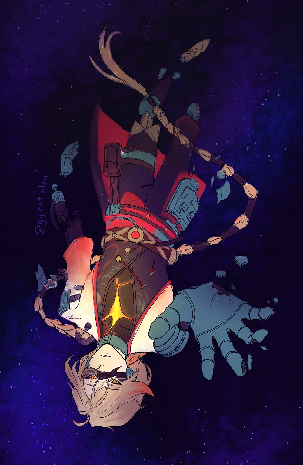 Fan Art of Crab in Orange from The Tale of Food