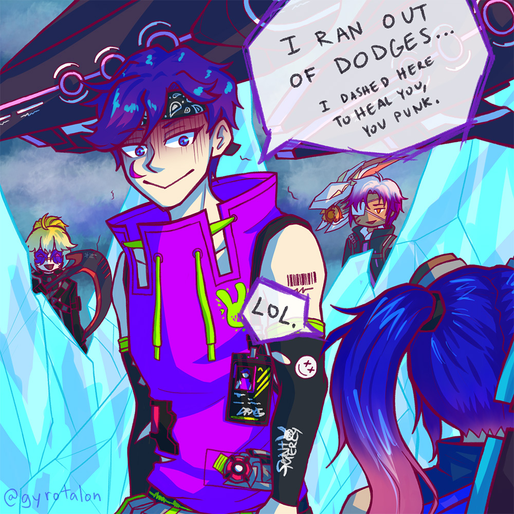 Fan Art of player characters from Tower of Fantasy